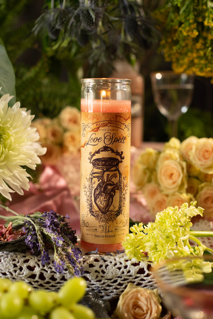 Love Spell Fixed Candle – Haus of Hoodoo