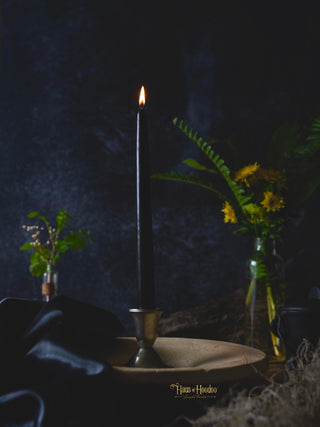 Black Taper Candle