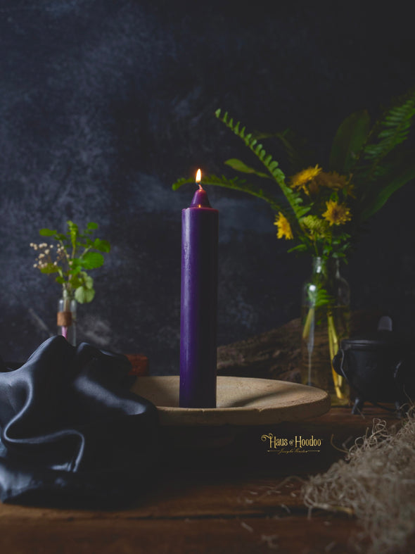 Purple Jumbo Candle