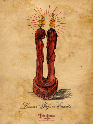 Lovers Figure Candle