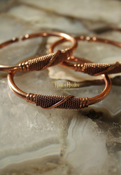 Copper Twist "Love, Sweetness, & Abundance" Bracelet