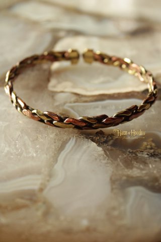 Gold & Copper Link "Prosperity & Wealth" Bracelet