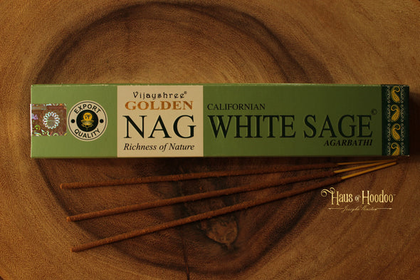 Vijayshree Golden Nag Californian White Sage Incense Sticks