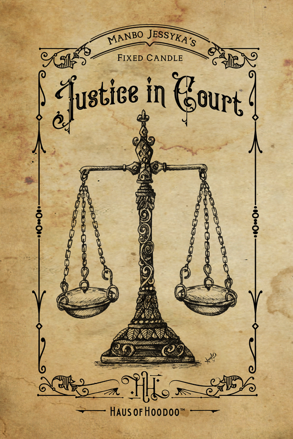 Justice In Court Fixed Candle