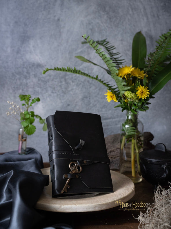 Black Leather Key Journal
