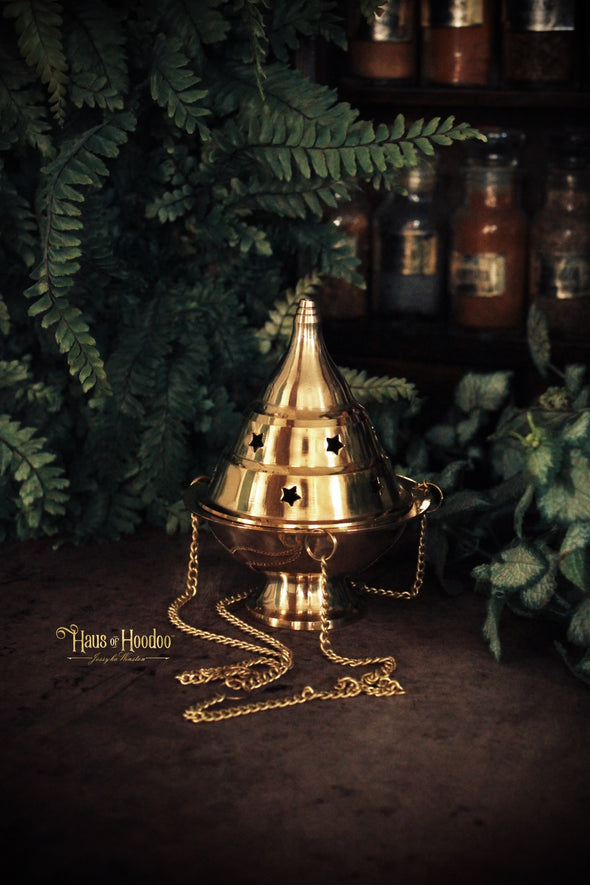 Hanging Brass Burner - II