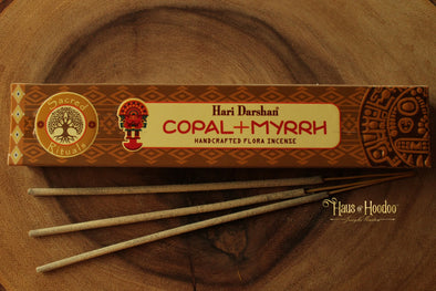 Hari Darshan Copal + Myrrh Incense Sticks