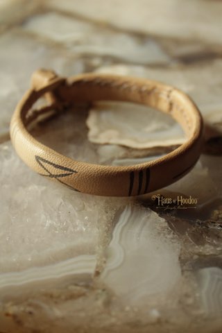 African Leather "Grounding" Bracelet
