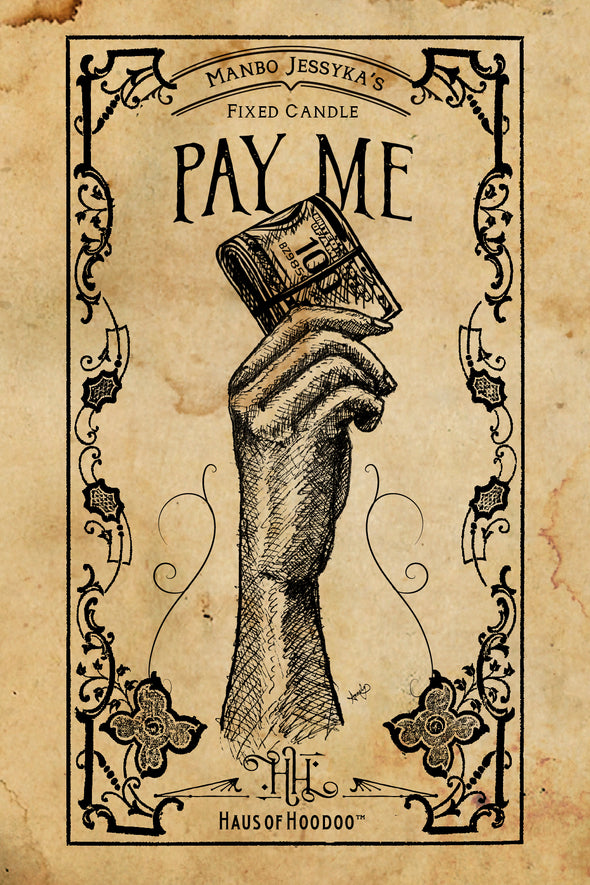 Pay Me Fixed Candle