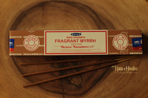 Satya Nag Champa Fragrant Myrrh Incense Sticks