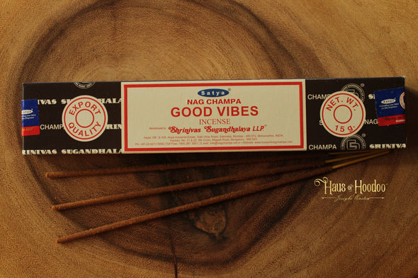 Satya Nag Champa Good Vibes Incense Sticks