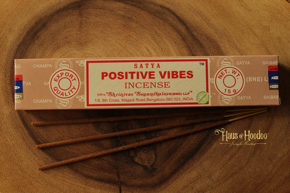Satya Positive Vibes Incense Sticks