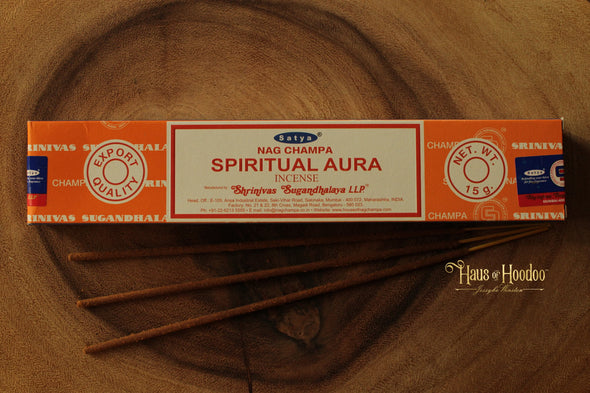 Satya Nag Champa Spiritual Aura Incense Sticks