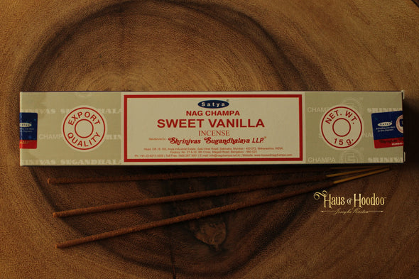 Satya Nag Champa Sweet Vanilla Incense Sticks