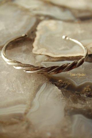 Silver Twist "Protection" Bracelet