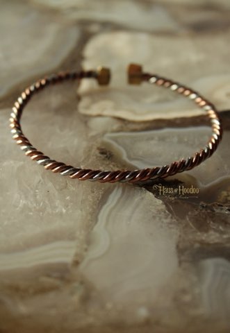 Three Tone Twist "Health" Bracelet